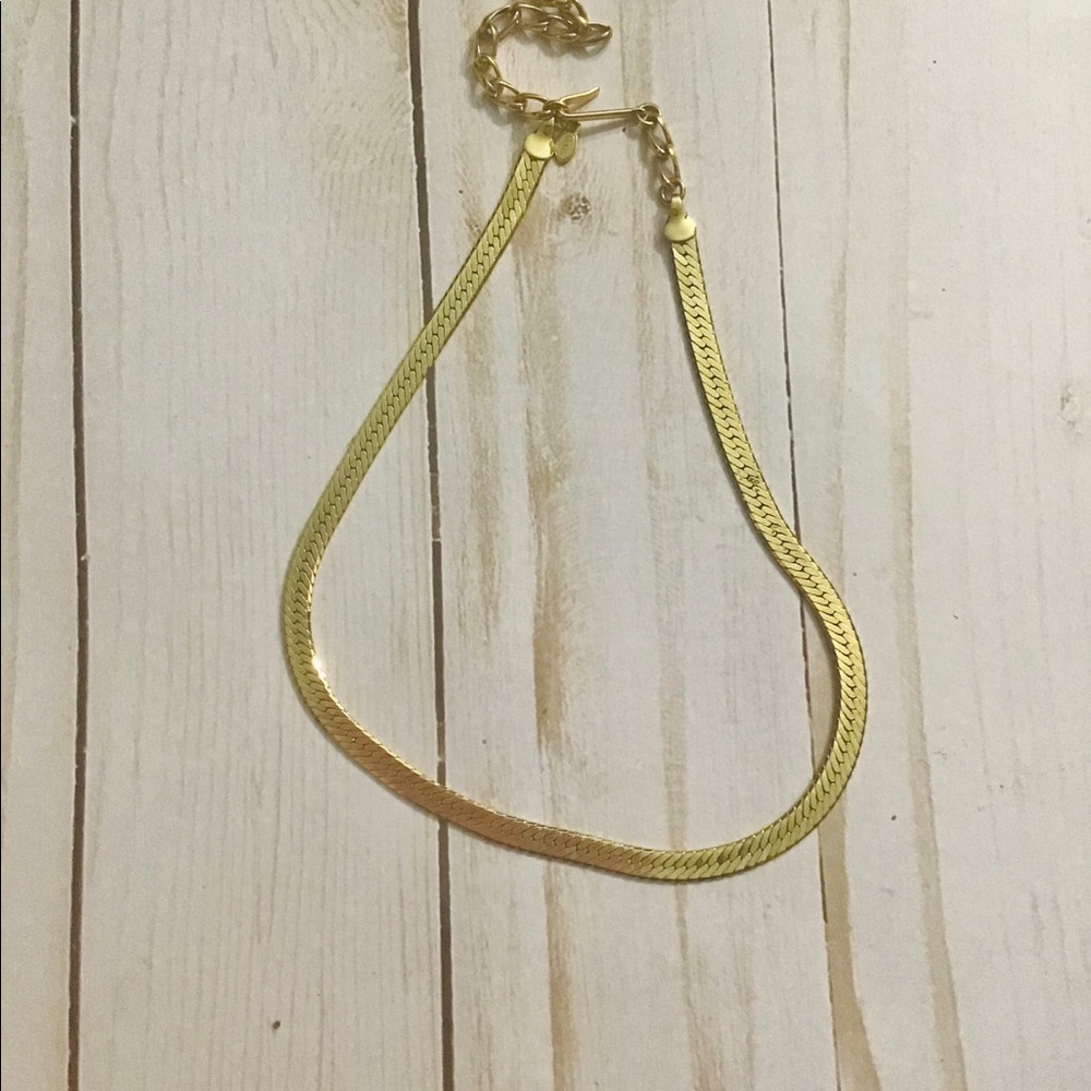 90s inspired Gold vintage snake choker
